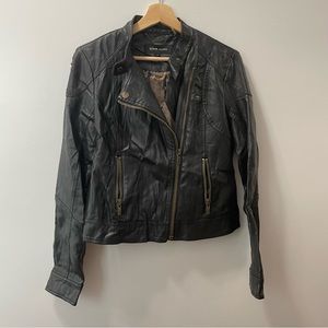 Black Rivet “Leather” Jacket
